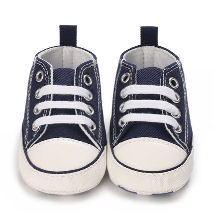 0-18 Months Newborn Baby Shoes Classic Fashion Casual Sports Shoes for Boys and Girls Non slip Soft Sole Walking Shoes
