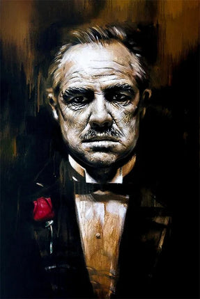 Scarface Godfather Characters Poster Classic Gangster Movie Canvas Painting Abstract Wall Art Picture for Living Room Home Decor