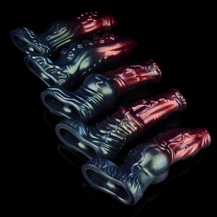 SXXY 5 Styles Silicone Fantasy Dick Extender Male Soft Penis Sleeve For Delay Ejaculation Couples Sex Firting Sex Toy Adult Game