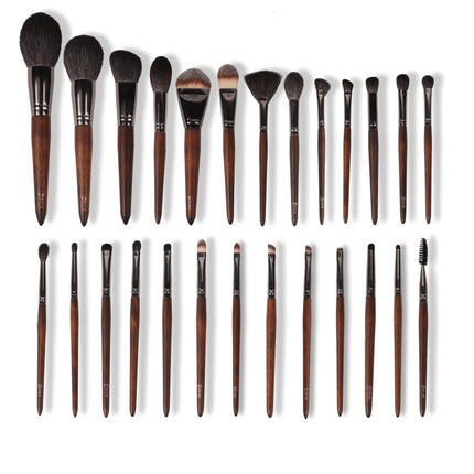 Goat Hair Makeup Brushes Set: Eyeshadow Brush, Foundation Loose Powder Brush, Blush Brush,Comestic Beauty Tools Preminum Quality