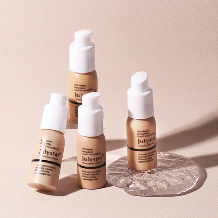 New Long Lasting Liquid Foundation Waterproof Oil Control Full Coverage Concealer Brighten Matte Moisturizing Primer Makeup Base