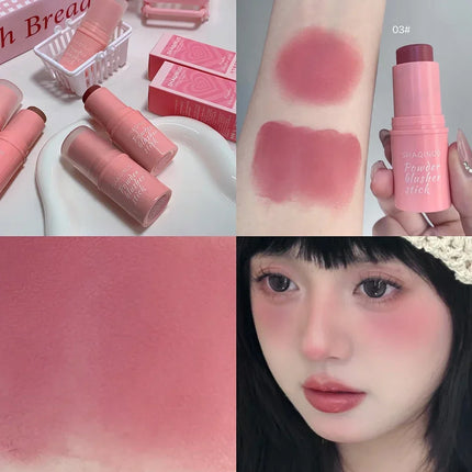 Velvet Matte Smooth Blush Stick Long-lasting And Low Saturation Natural Makeup Effect And Easy To Apply