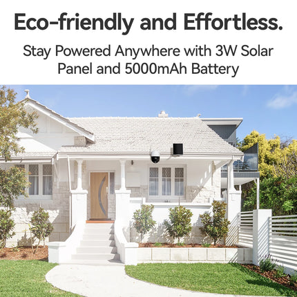 IMOU 2K Battery Powered Camera with Solar Panel Outdoor Camera Security Wifi Surveillance Camera PIR Human Vehicle Detection