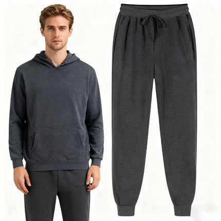 Men's Hoodie and Pants Tracksuit Set - Warm Casual / Ensemble Survêtement Hommes Capuche et Pantalon - Chaud Décontracté