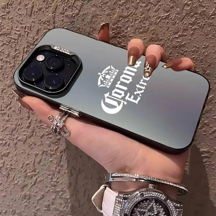 Fashion C-Corona Extra Beer Phone Case For IPhone 17 16 15 14 13 12 11 Pro MAX Matte Shockproof Back Anti Fall Matte Cover