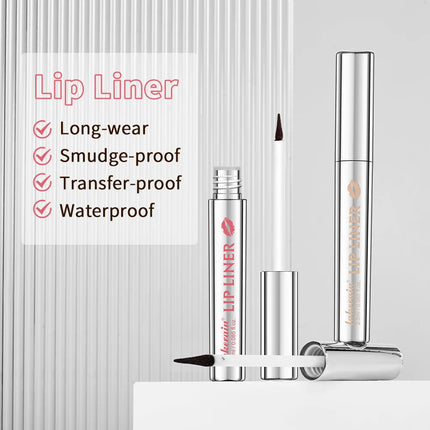 Waterproof Lip Liner Peel Off Tattoo Lipgloss Waterproof Long Lasting Matte Lip Tint Brown Contour Tear-off Lips Stain Cosmetics