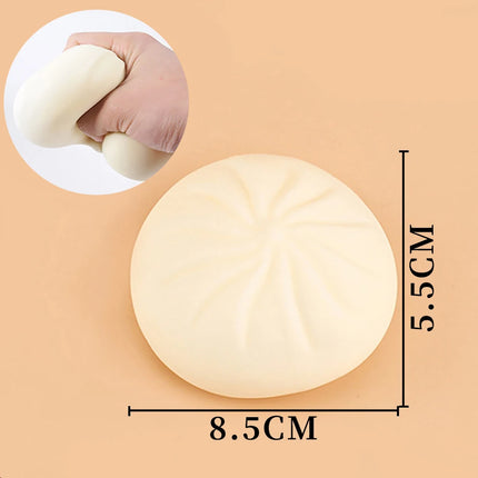 Colorful  Dumpling Squishy - Blind Box Mysecret Bun Fidget Toy Soft TPR Material Stress Relief Unboxing Surprise Random Style