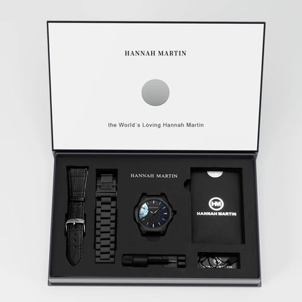Men Watches Business Stainless Steel Interchangeable Straps Clock UltraThin Japanese Quartz Movement 1Set Men Watch Reloj Hombre