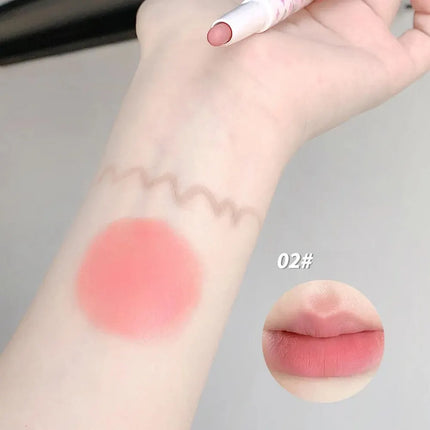 Lovely Sweet Doggie Double-ended Lip Liner Velvet Matte Pearlescent Lipstick For Outline Full Lips Cappuvini Nude Lip Pencil