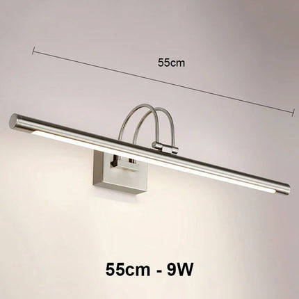 Mirror Wall Lamps Bathroom Modern Wall Lights 43CM 55CM 9W 12W Toilet Wall Mounted Lighting Fixtures Sconces Indoor Bedroom