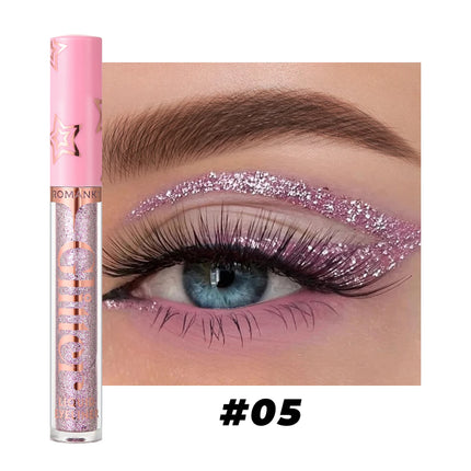 Glitter Liquid Eyeliner Pencil Flash Dazzling Eyeshadow Pearlescent Outline Pen Long Lasting No Smudge Women's Makeup Gifts