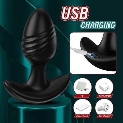 APP Wireless Remote Vibrating Butt Plug Anal Vibrator Sex Toys for Women Ass Dildo Prostate Masturbation Massager Men and Couple