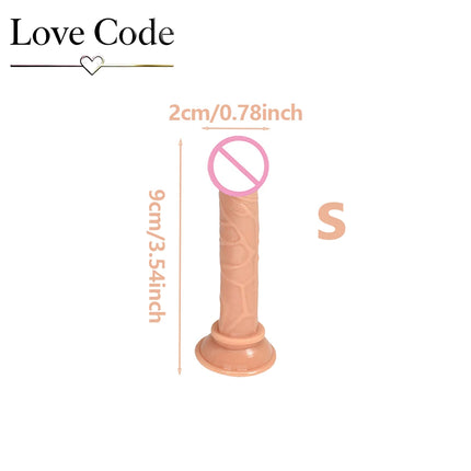 Transparent Dildo Suction Cup Jelly Dick Women Sex Toys Soft Masturbators Penis