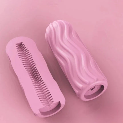 Male Masturbator Cup Manual Silicone Portable Sucking Airplane Cup Soft Vagina Blowjob Pocket Pussy Masturbation Sex Toy For Men