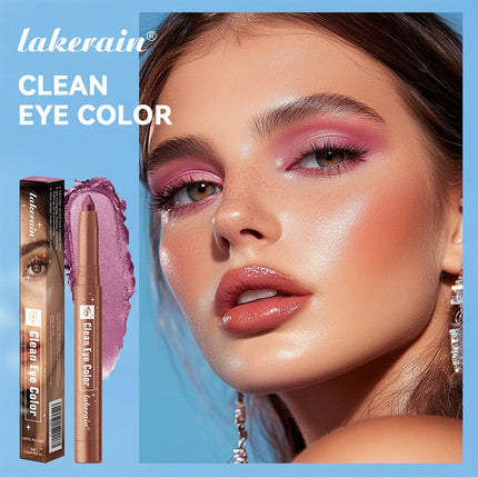 12Colors Metallic Eyeshadow Pencil Glitter Silkworm Liner Pen Highlighter Long Lasting Gold Blue Cream Eye Shadow Stick Makeup