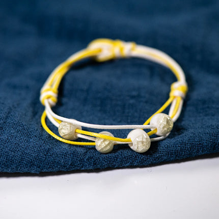 Love stone women's ceramic bracelet Female hand-woven couple small wholesale jewelry #5347