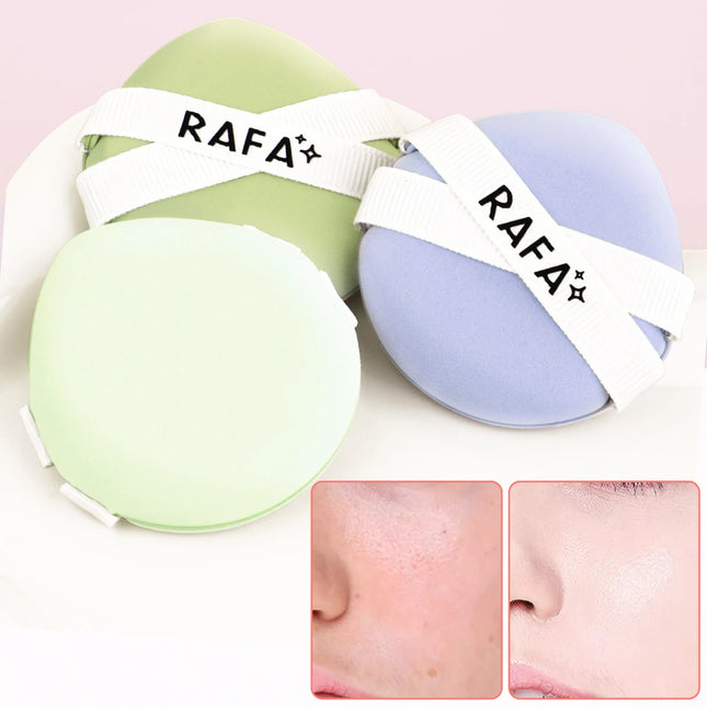 3pcs double bandage super soft puff suit, wet and dry, suitable for foundation, smooth makeup, suitable for all skin types.