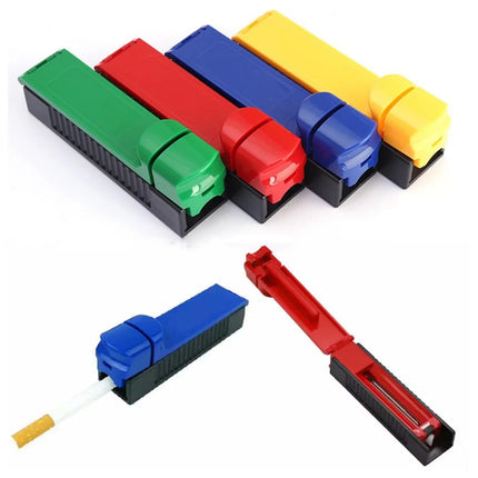 Single Tube Cigarette Filling Roller Maker Manual Cigarette Tobacco Rolling Machine Smoke Injector Smoking Useful Gadgets