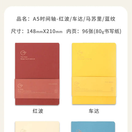 Kinbor Weekly Planner Notebook UnDated Agenda Schedule Daily Monthly Journal Book Portable Record Diary Plan Notepad Stationery