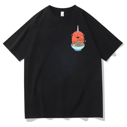 Chainsaw Man cotton shirt teen University graphic Grunge Retro t-shirt Classic Punk 2000s Trendy