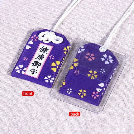 Small Blessing Japanese Prayer Lucky Charm Fortune Omamori Pray Chinese Pendant Beauty Success Couple Keychain Friend Kid Gift