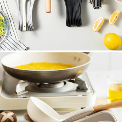 1/4Pcs Silicone Insulated Spoon Holder Heat Resistant Placemat Spoon Holder Cutlery Shelving Kitchen Tools Placemat