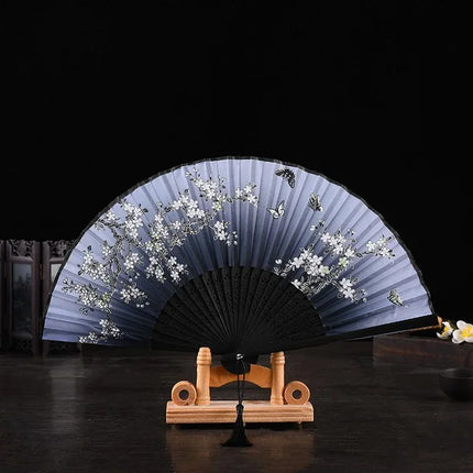 Silk Folding Fan / Éventail Pliant Soie