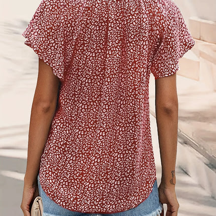 Plus Size 1XL-5XL Women's Casual Plaid Print Long Sleeved V-neck T-shirt Tops Ladies Fashion Long Sleeve Blouse Loose Shirt