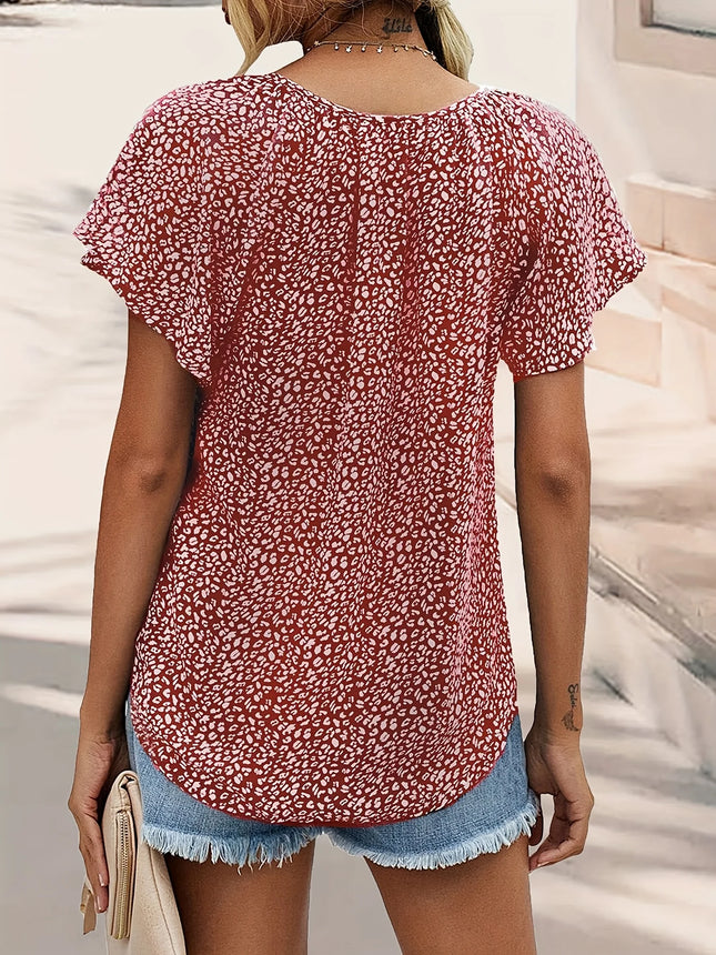Plus Size 1XL-5XL Women's Casual Plaid Print Long Sleeved V-neck T-shirt Tops Ladies Fashion Long Sleeve Blouse Loose Shirt
