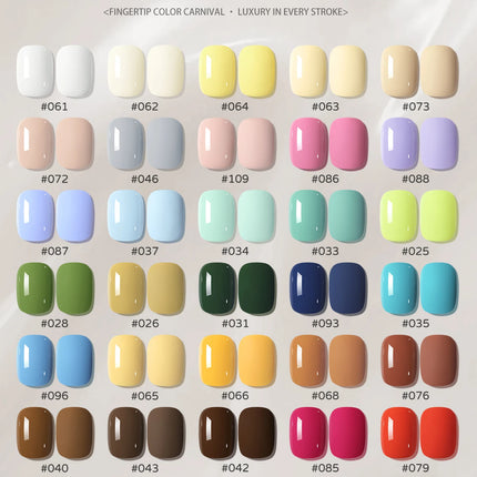 XEIJAYI 35-color 15ml Popular Series Nail Gel Pure  Gel Nail Add Semi-Permanent Soak Off UV LED Construction