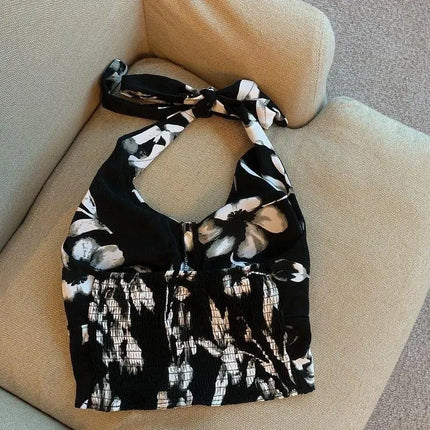 Women Sweet Elastic Camis Underwear Padded Bra Spaghetti Cute Crop Tops Print Tank Tops For Women Summer 2026