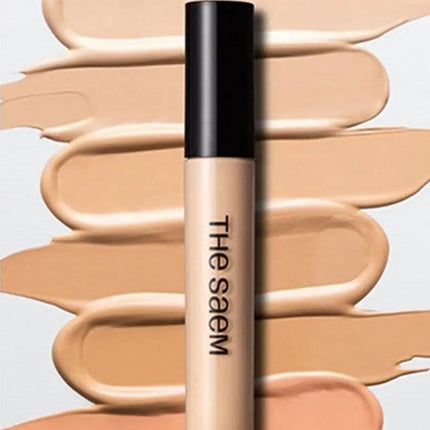 The Saem Matte High Coverage Liquid Concealer Oil Control Waterproof Cover Dark Circles Acne Natural Make up Professional Makeup