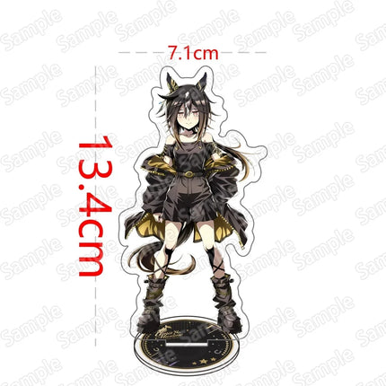 Horse Racing Anime Uma Musume Pretty Derby Acrylic Stand Keyring Tokai Teio Oguri Cap Special Week Clear Figure Collectible Gift