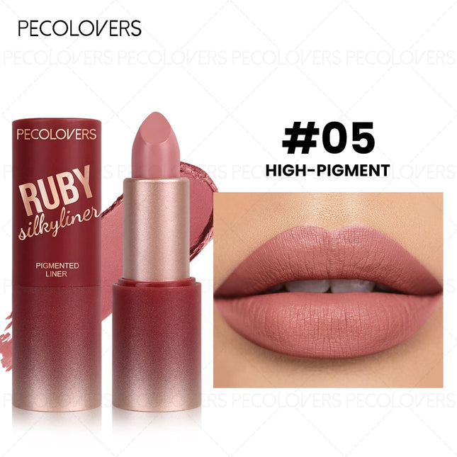 1PC Soft Nude Pink Matte Lipstick, Versatile for Daily Wear and Dates, Smooth Application, Long-Lasting and Smudge-Proof