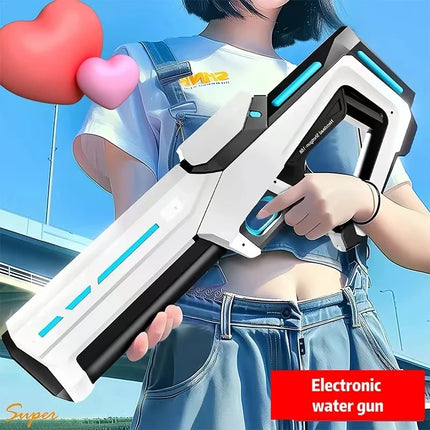 Electric Water Guns For Adults Powerful Squirt Automatic Water Suction Water Blasters Summer Outdoor Beach Toy Water Play Toys