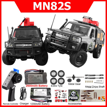 MN82 MN82PRO MN82S MN82T RC Car 1/12 4WD 2.4G Remote Control Car Climbing Off-road RC Crawler LED Light Truck RC Toys As Gift