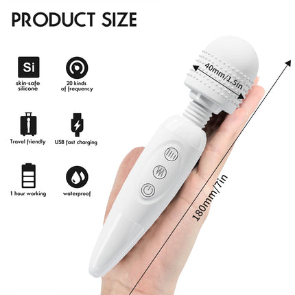 Powerful Women Magic Wand Vibrator Erotic Big AV Stick Female G Spot Massager Clitoris Stimulator Adult Sex Toys for Female