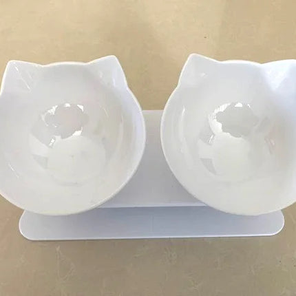 Non-Slip Double Cat Bowl Dog Bowl With Stand Pet Feeding Cat Water Bowl For Cats Food Pet Bowls For Dogs Feeder Product Supplies