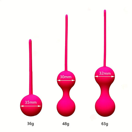 Set Safe Silicone Smart Ball Kegel Ball Ben Wa Ball Vagina Geisha Massager Exercise Machine Anal Ball Adult Games sex toys