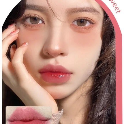 Double Head Lip Gloss Matte Velvet Sexy Red Tint Liquid Lipstick Waterproof Lipgloss Lasting Lip Glaze Korean Makeup Cosmetics