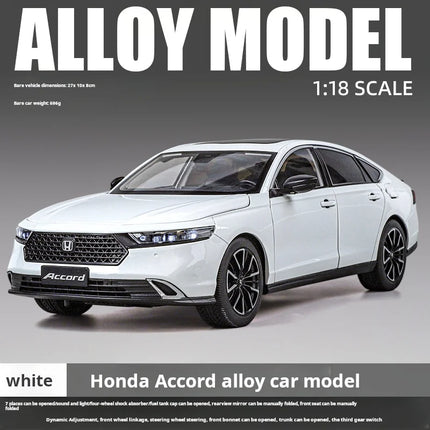 Authorized 1:18 HONDA Eleventh Accord Alloy Car Model Diecasts Metal Vehicles Car Model Simulation Collection Toy mans Gift