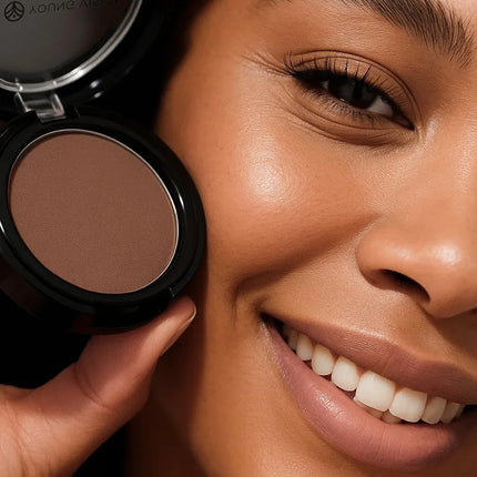 Waterproof Contouring Powder Palette Matte Finishing Bronzer Hairline Modify Nose Shadow Buildable Coverage for All Skin Tones