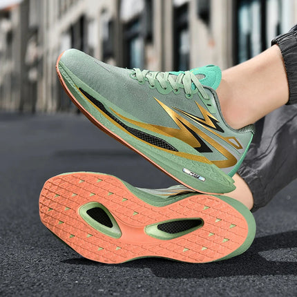 Running shoes for Outdoor use, Fashionable for Both Men and Women, Comfortable and Breathable sports and Casual shoes. black 10