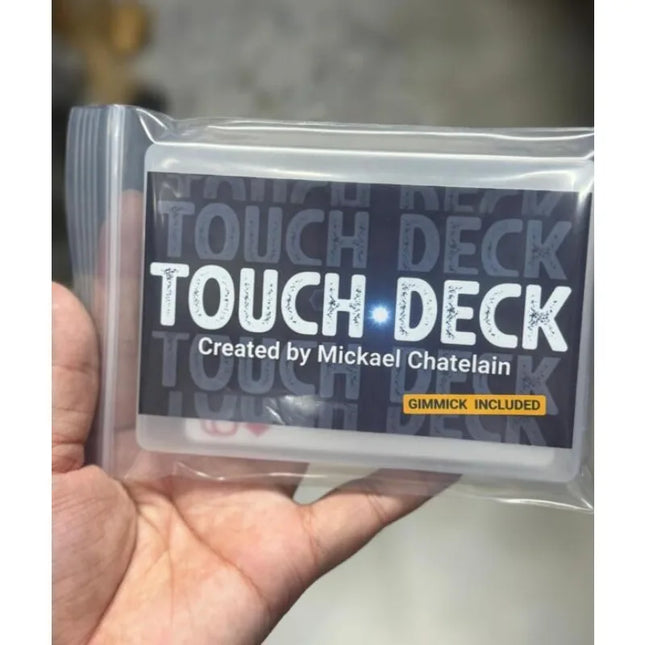 Touch Deck By Mickael Chatelain Card Magic Trick Close Up Magic Magic Magicians Prop Accessory Illusion Gimmick Games
