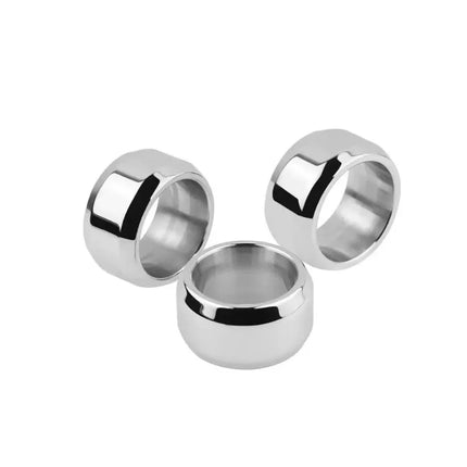 Stainless Steel Penis Ring Thick Metal Cock Ring Delay Lock Rings Sex Toys for Man