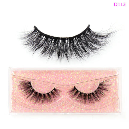 LEHUAMAO 3D Mink Lashes Makeup Eyelashes Fluffy Natural long fake lashes Full stripe reusable False Eyelash Extension 1 Pair