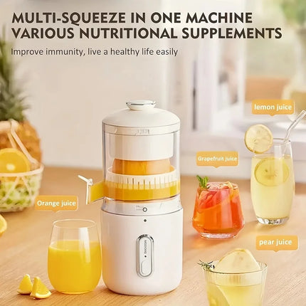 Automatic Residue Juice Separation Juicer Wireless 150Ml Electric Orange Squeezer Usb Rechargeable Portable Mini Juice Machine