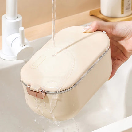 110V/220V/12V Electric Lunch Box Water Free Rice Cooker Car Lunch Heating Box Constant Temperature Bento Box Food Warmer 1L