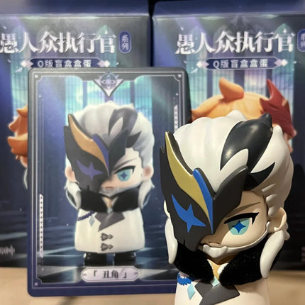 In Stock Genshin Impact Fatui Harbinger Serie Blind Box Q Version Anime Figure Collection Desktop Mystery Box Surprise Toy Gifts