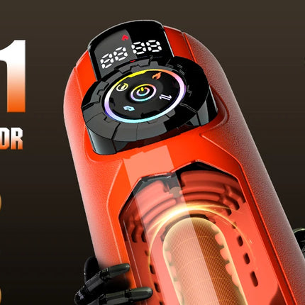 APP Intelligent Heating Suction Blowjob Masturbator for Men  LCD Display Telescopic Vibrating Masturbation Cup Pocket Pussy